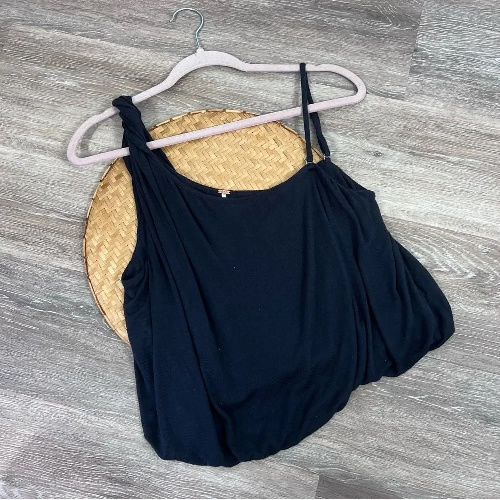 Free people black marina tank‎ top